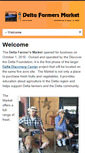 Mobile Screenshot of deltafarmersmarket.com